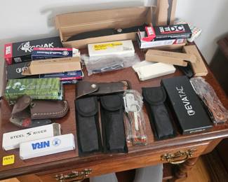 Most of the knives have been sold