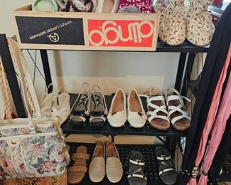 Metal folding shelf not for sale - property of Seasons