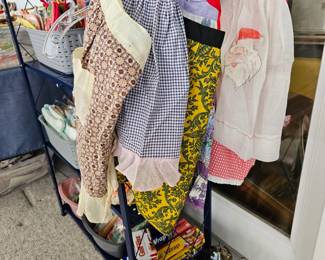 Metal folding shelf not for sale - property of Seasons