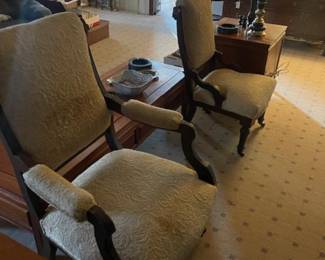 Antique arm chairs