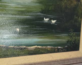 Original artwork signed P. Delta