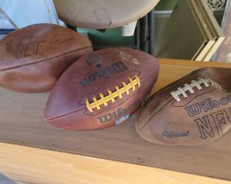 Vintage footballs