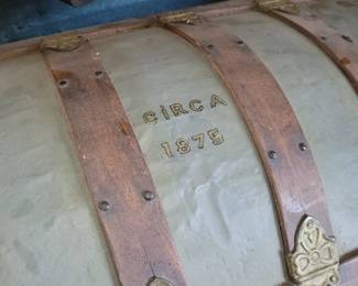 Camelback trunk circa 1875