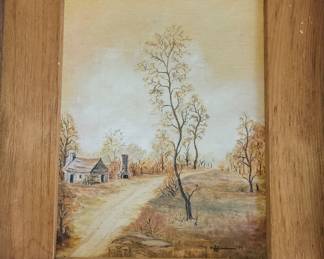 Original painting signed M. Offerman, '77