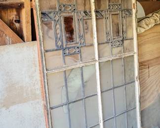 Antique stained glass window - excellent condition