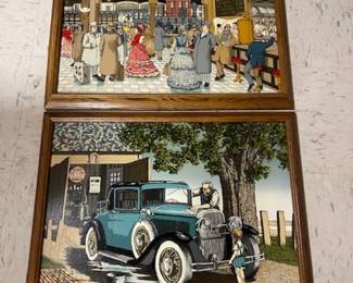 H Hargrove collectible art.  Several pieces available