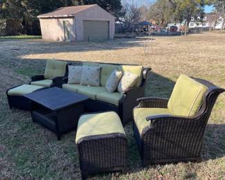 Six piece outdoor set. This item is available for early sale- $450 for all six pieces