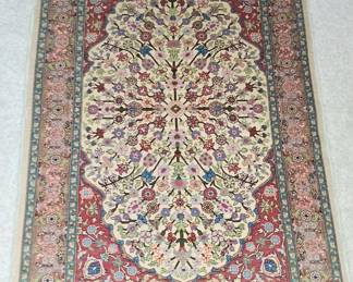 Turkish Rug on Decorative Rod