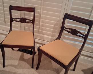 Pair of Antique Side Chairs 