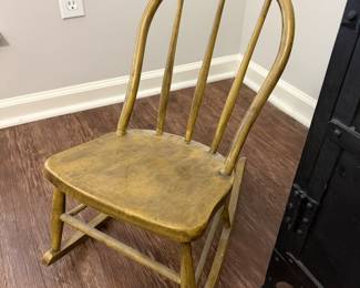 antique child's rocker