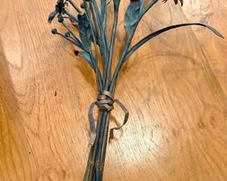 forged iron flowers