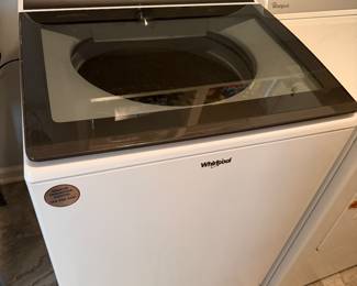 Whirlpool washer with stainless drum