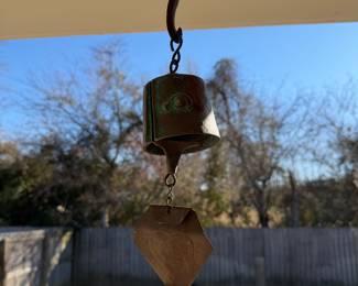 copper windchime