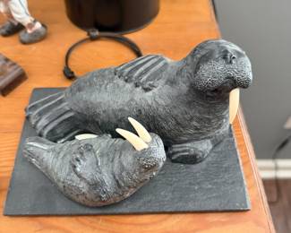 Wolf Original soapstone sculpture