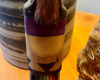 Long hair Kachina doll