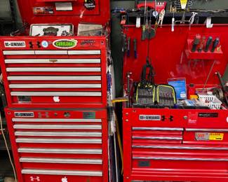 TOOLBOXES NOT FOR SALE JUST THE TOOLS INSIDE