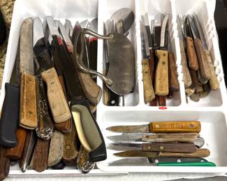 LOTS OF KNIVES TO CHOOSE FROM