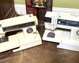 KENMORE AND SINGER SEWING MACHINES
