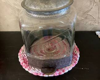 INCREDIBLE ANTIQUE GENERAL STORE CANDY DISPLAY.