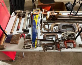 AND MORE CLAMPS, HAND SAWS, HAMMERS AND MORE.