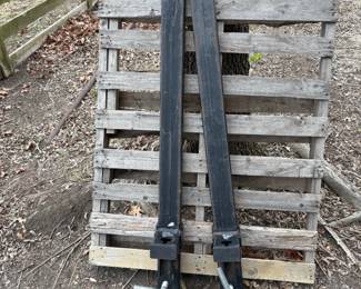 VERY NICE SET OF CLAMP ON TRACTOR FORKS,
