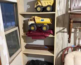 A COUPLE MORE VINTAGE TONKA TRUCKS,