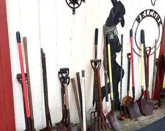 SHOVELS, RAKES, PITCHFORKS AND MORE.