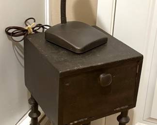 ANTIQUE STAND AND DESK LAMP