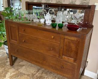 BEAUTIFUL ANTIQUE SIDEBOARD. 