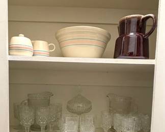 McCOY POTTERY, WEXFORD GLASSWARE AND MORE.