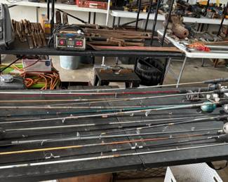 JUST ABOUT TIME AND WE HAVE ALLOT OF FISHING GEAR.