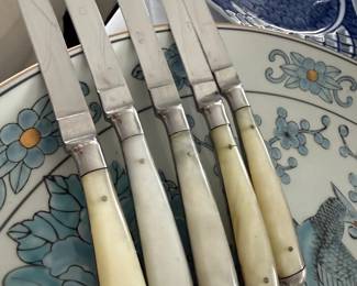 Vintage Steak Knifes - Mother-Of-Pearl