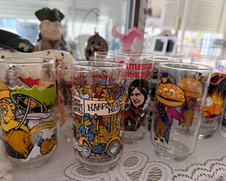 Vintage Character Glasses