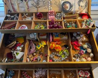 Cutest Jewelry Boxes LOADED with Vintage Costume 