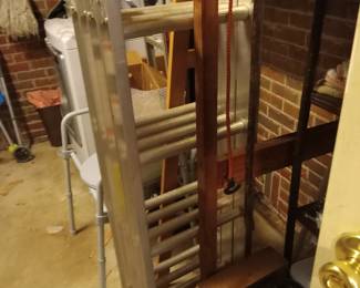 Collapsible Extension ladder, senior assistance items, tools