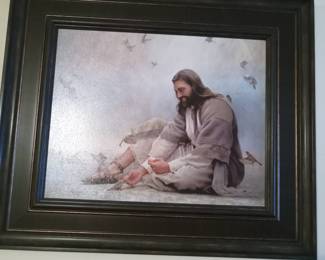 Framed Greg Olsen painting