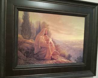 Framed Greg Olsen painting