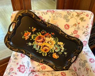 Vintage Handpainted Tray