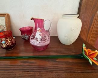 Vintage Cranberry Glass