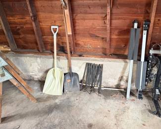 Garden Tools & Thule Bike Rack
