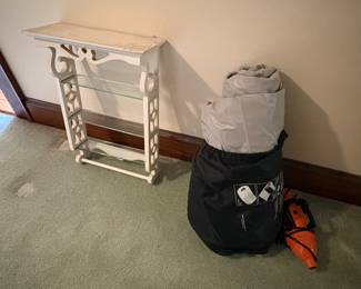 Wall Shelf & Inflatable Bed