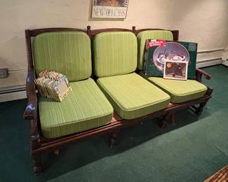 Vintage Walnut Sofa