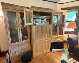 Lighted Display & Media Cabinets