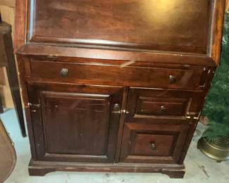 HEAVY VINTAGE DROP-LID CHEST