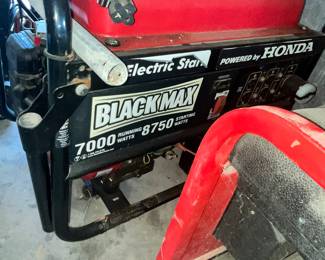 BLACK MAX & TROY BILT GENERATORS
