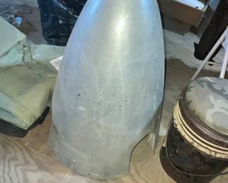 ALUMINUM AIRPLANE NOSE CONE 