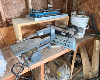 SCROLL SAW & BENCH SANDER