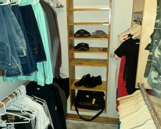 CLOSET FULL OF MEN'S CLOTHING