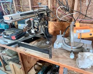 CRAFTSMAN RADIAL ARM SAW & MITER SAW