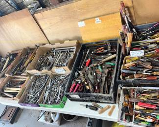 BOX AFTER BOX OF HAND TOOLS
